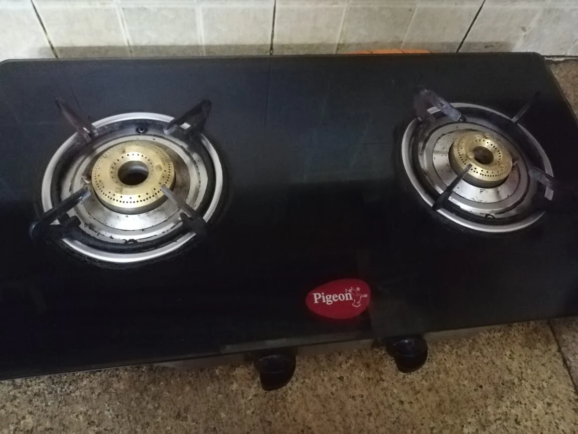2 Nos gas stove burner with bottom suitable for all Model Stove SM - Bottom 3 Screw Type - Image 3