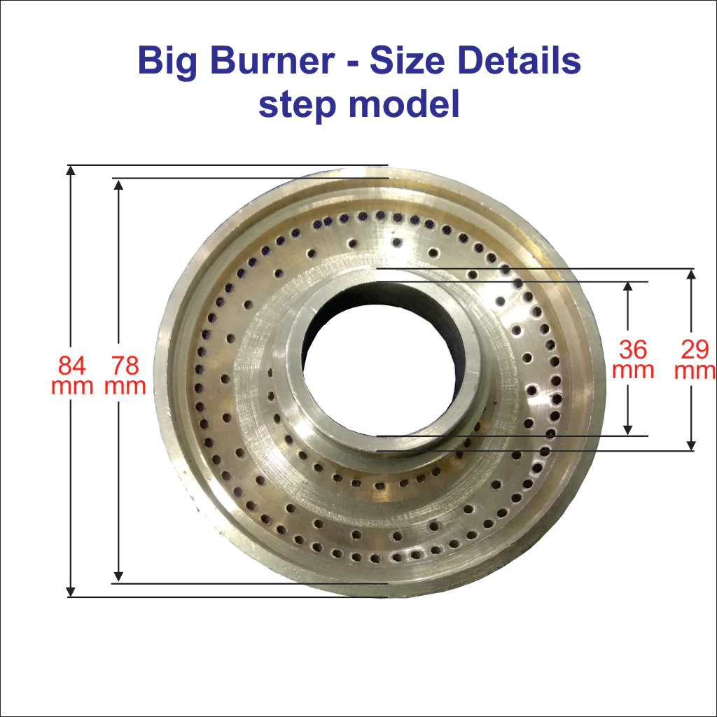 4 nos of Burner Suitable for Kaff Gas Stove (Only Burners not full stove) 2SMB - Image 5