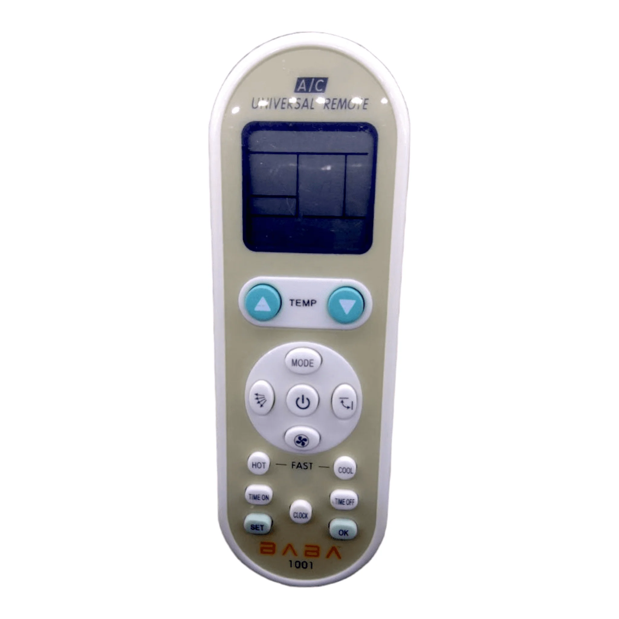 Baba Universal AC Remote β Compatible Replacement for All Major Air Conditioners | Model AC25 | Ideal for Lost or Damaged Remotes# @
