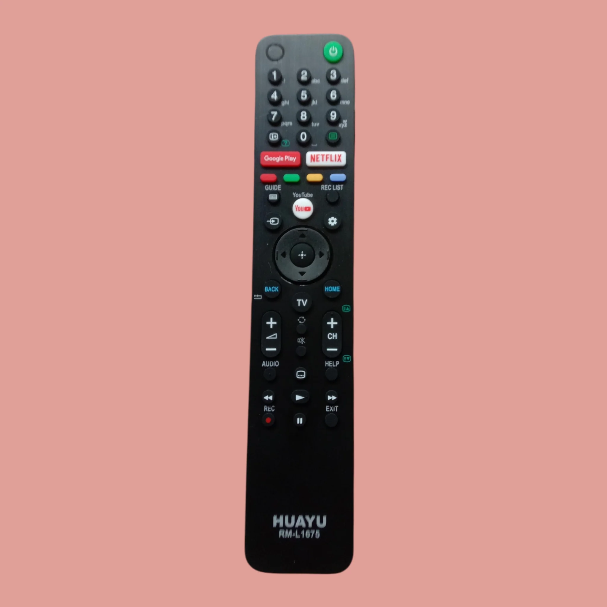 Sony Smart TV Remote Control with Google Play, YouTube & Netflix Shortcut Buttons โ Compatible Replacement#