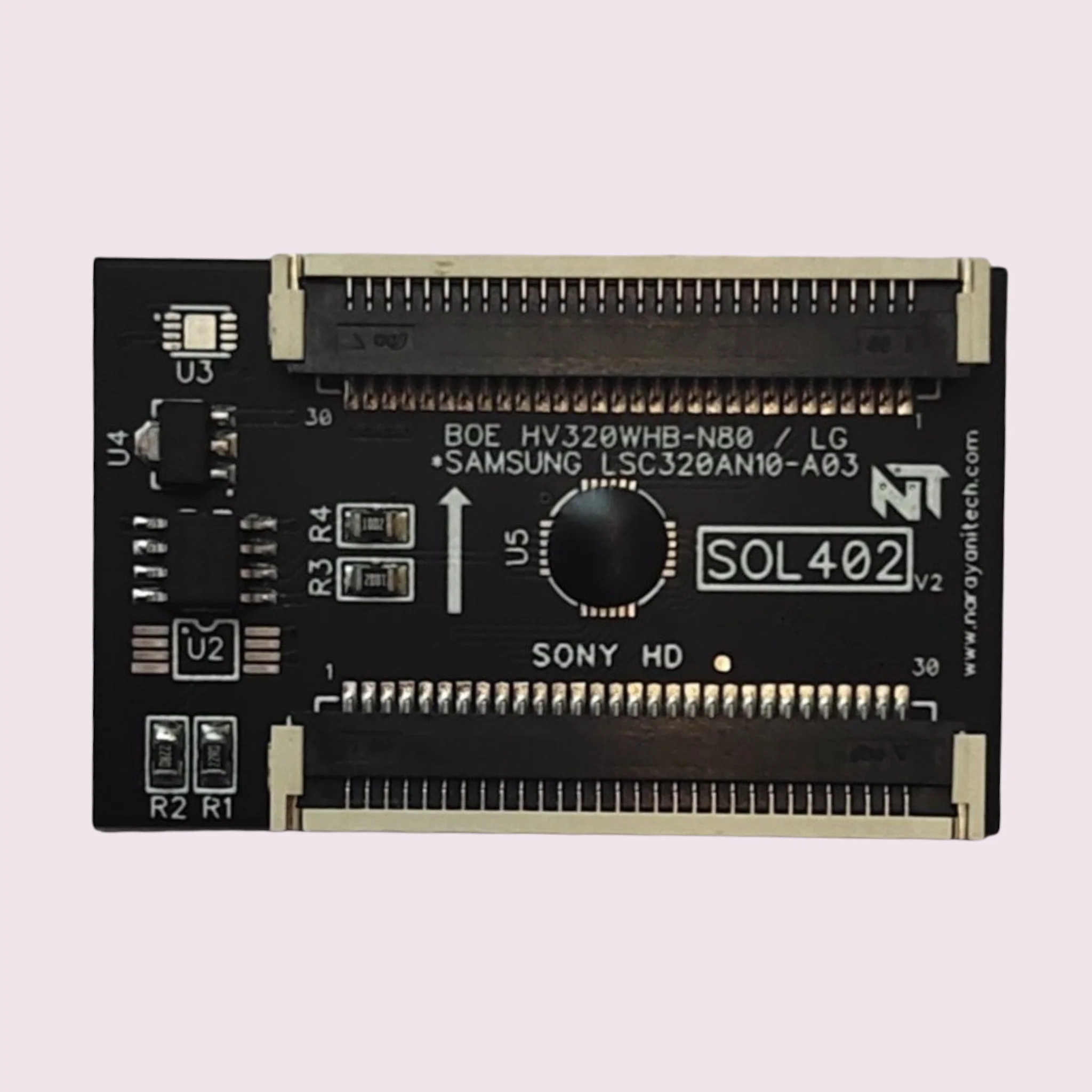 Sony to BOE/LG HD to HD 30P LVDS Interface Board SOL402 - High-Quality Display Connection# - Image 6