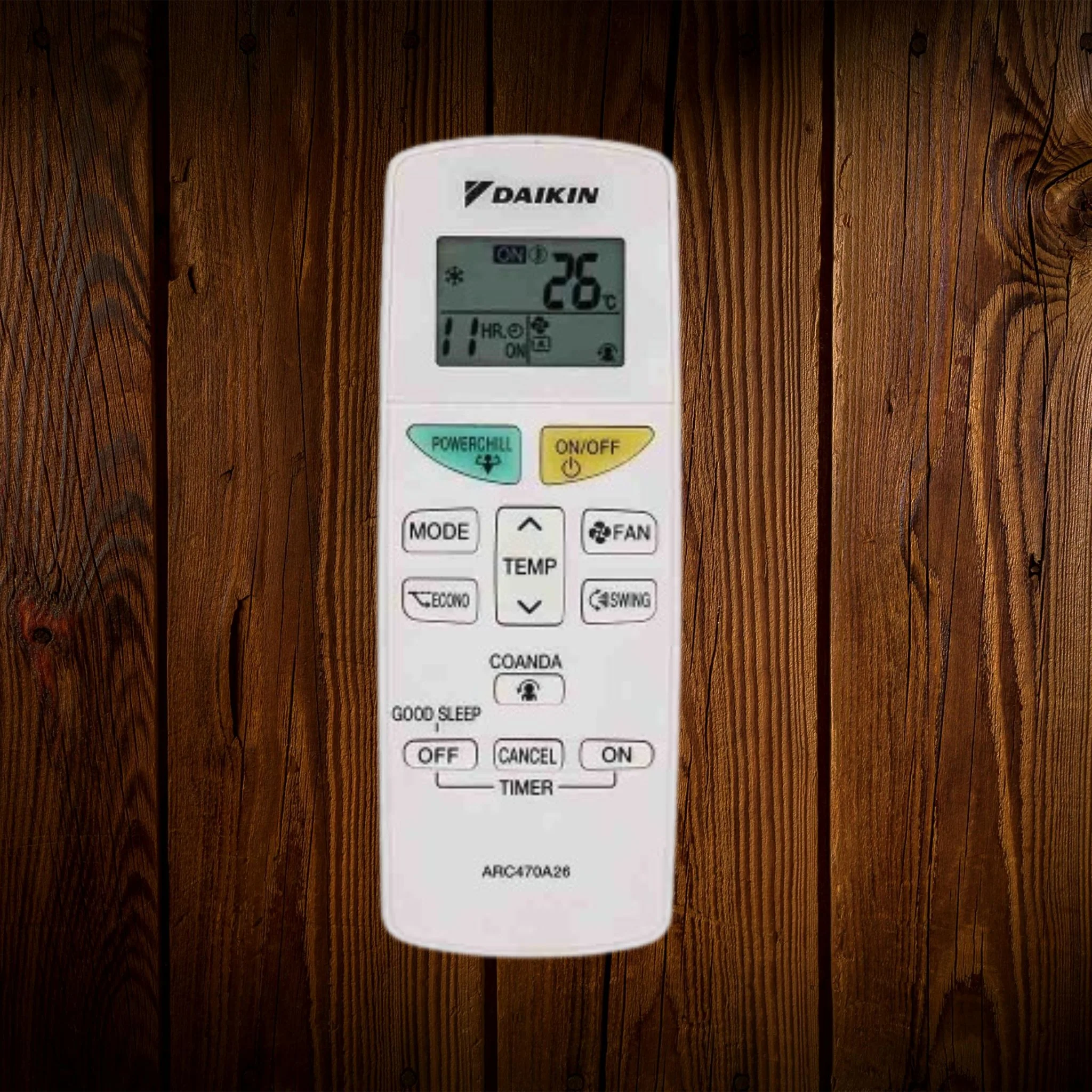 Replacement Remote Control for Daikin AC – ARC470A26#