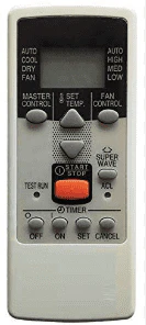 General AC Remote β Master, Fan & Coil Dry Control (Model 1) β Replacement for Split ACs #
