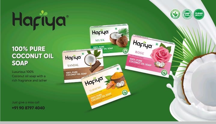 Hafiya 100% Coconut Oil - Sandal Soap - Image 4