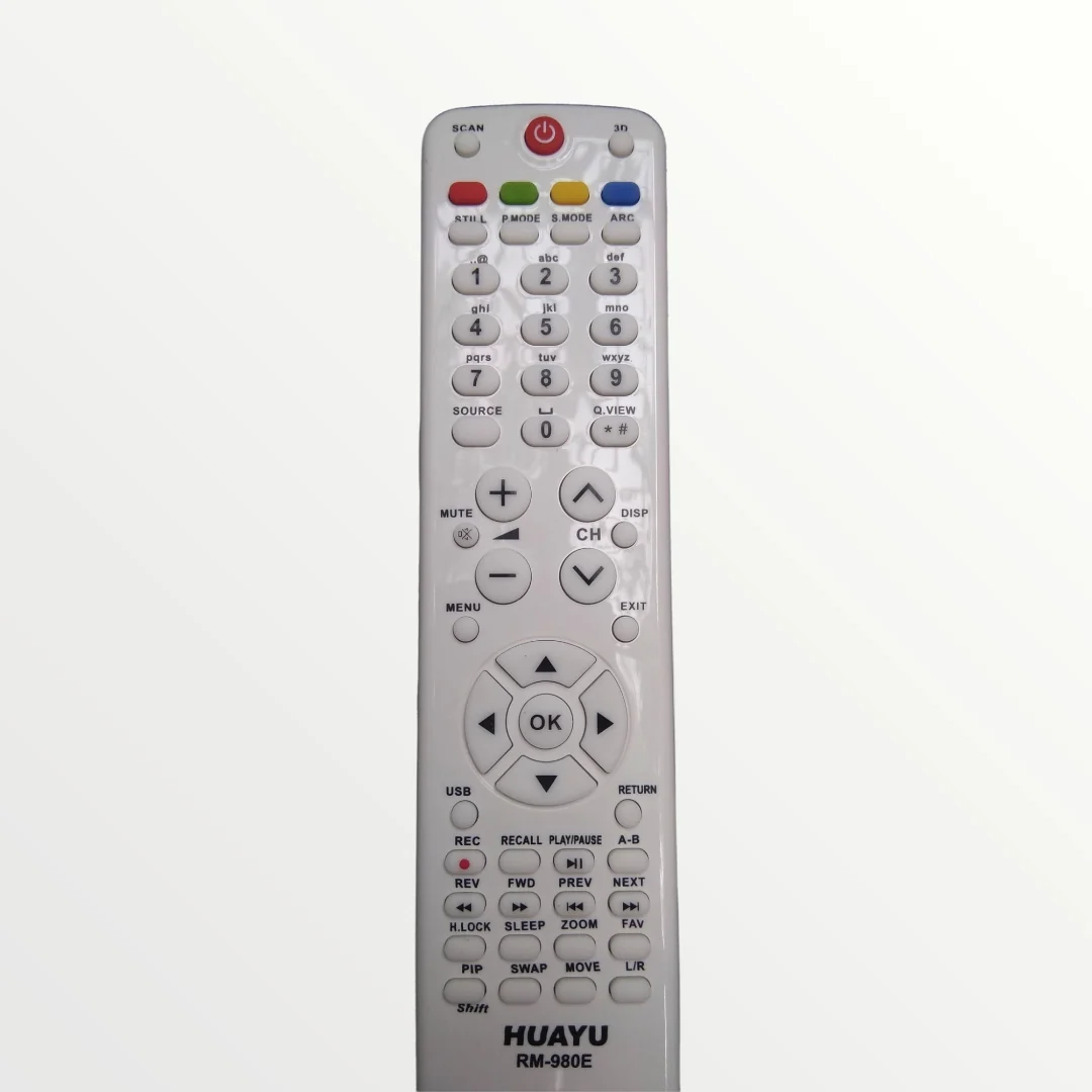 Haier LED/LCD TV Universal Remote Control – White | Compatible Replacement Controller#