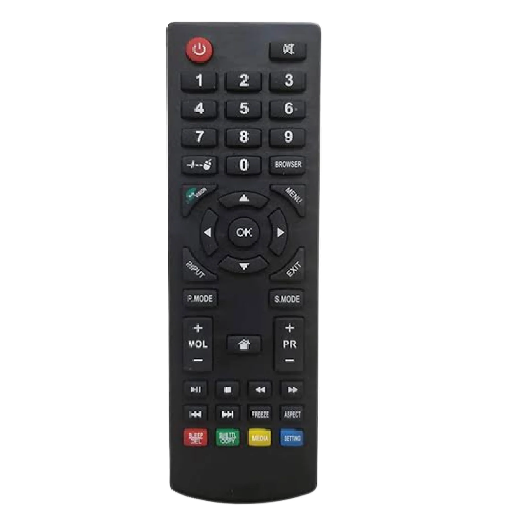 Kodak LED/LCD TV Remote Control – Replacement for Kodak Smart TVs#