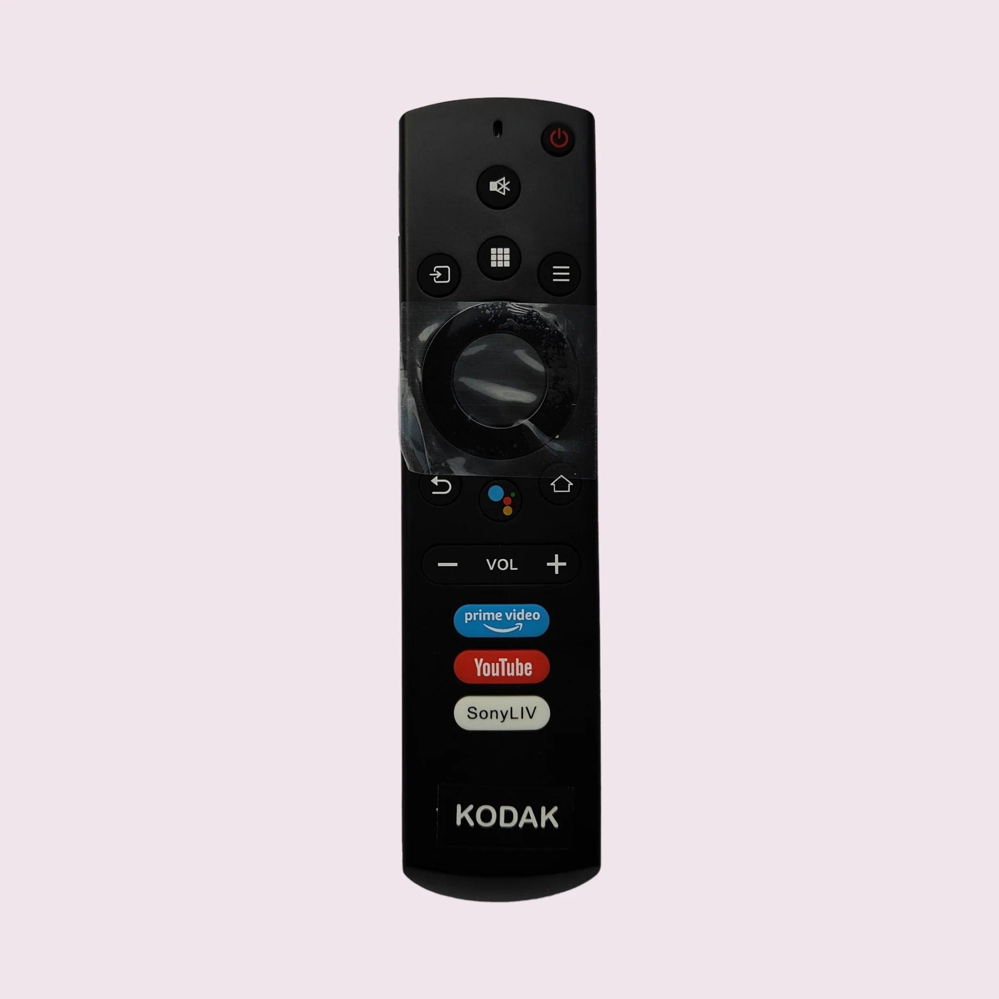 Original Kodak Smart TV Remote Control with Voice, YouTube, Prime Video & Sony LIV – Universal Replacement #
