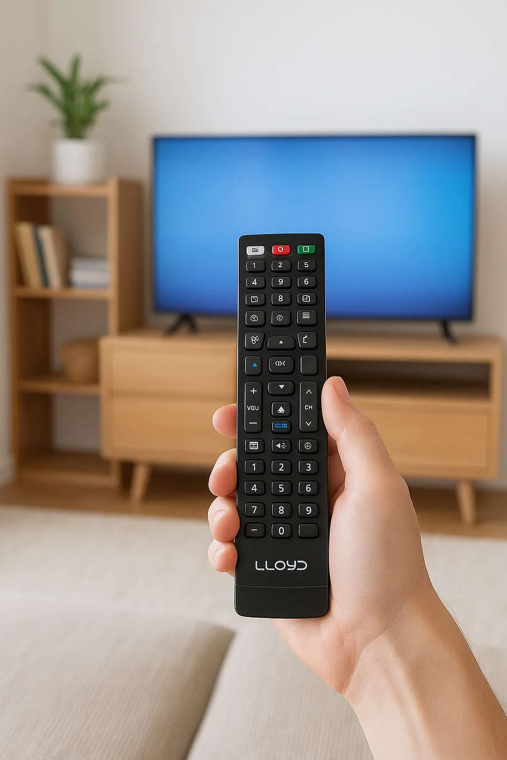 LLOYD Smart TV Remote Compatible with Genus LD-G-01, Star LCD, Futec1 LCD, Intex LCD, Lloyd EN83801 Models# - Image 2