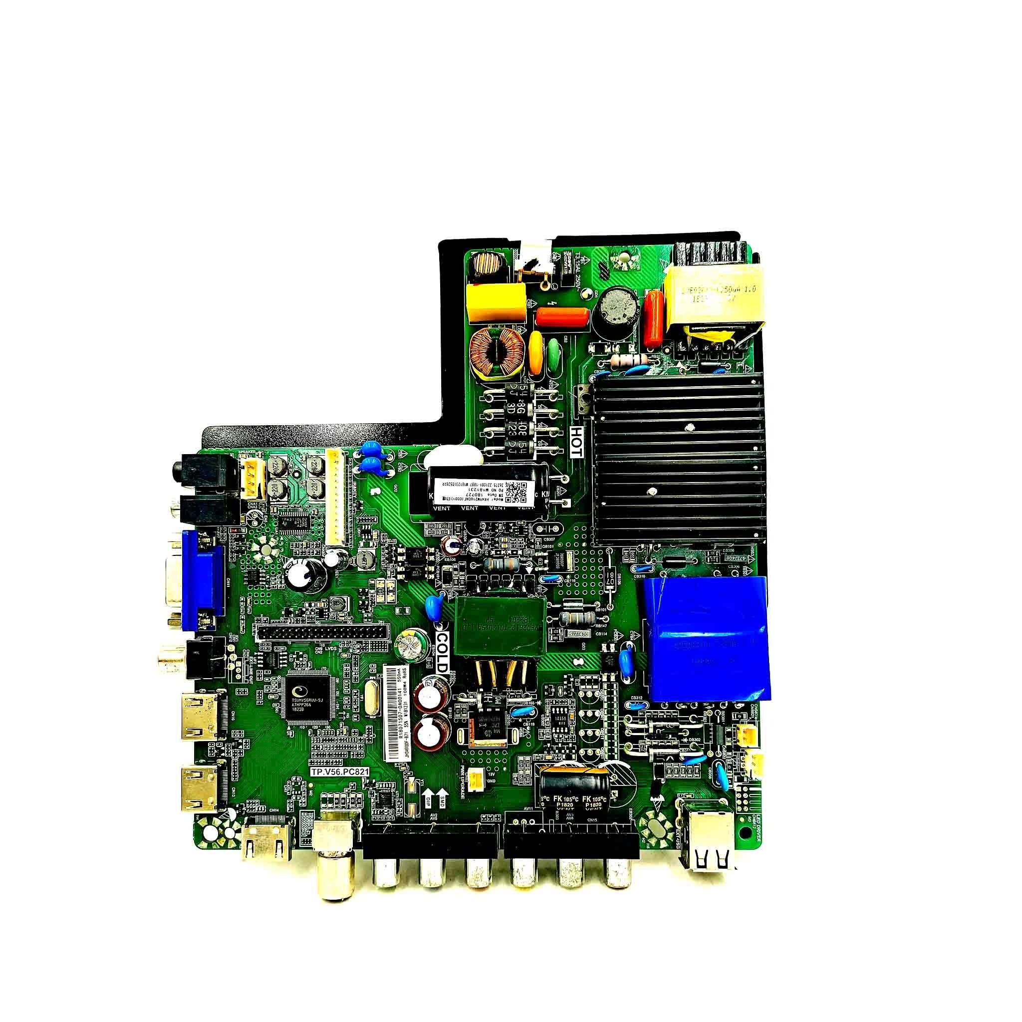 Mother board Suitable for TP V56 PC821 VU LED TV