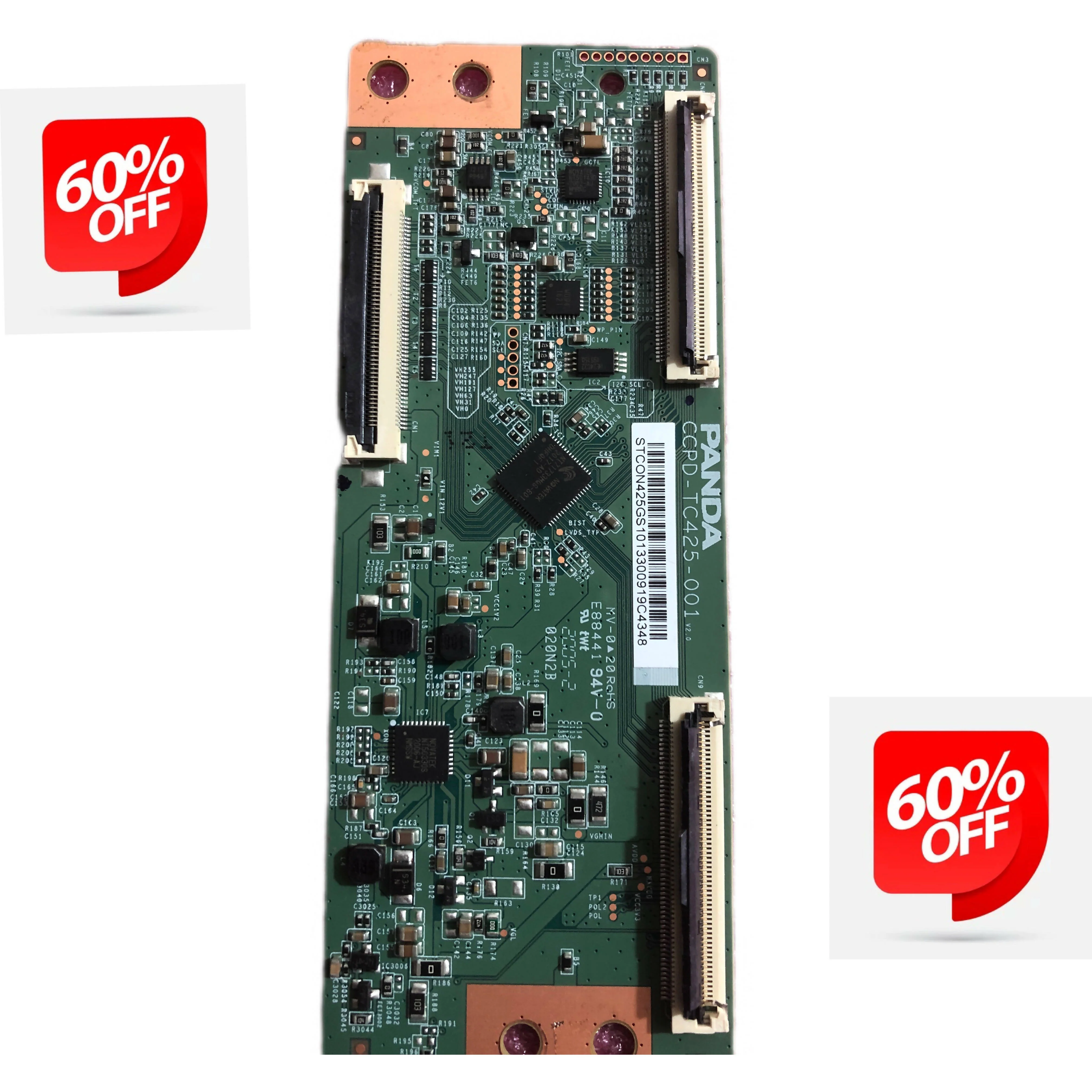 Original CCPD-TC425-001 T-Con Board – Fits 42"/43" PANDA LED TVs #