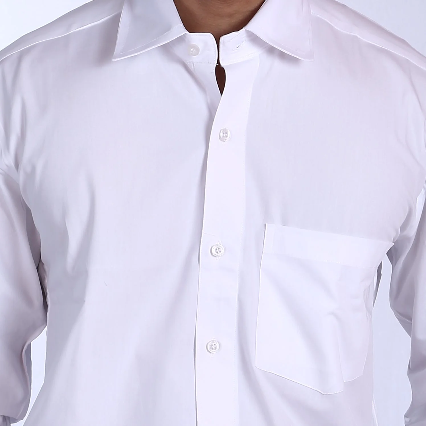 Poomex White Comfort Cotton Shirt - Image 4