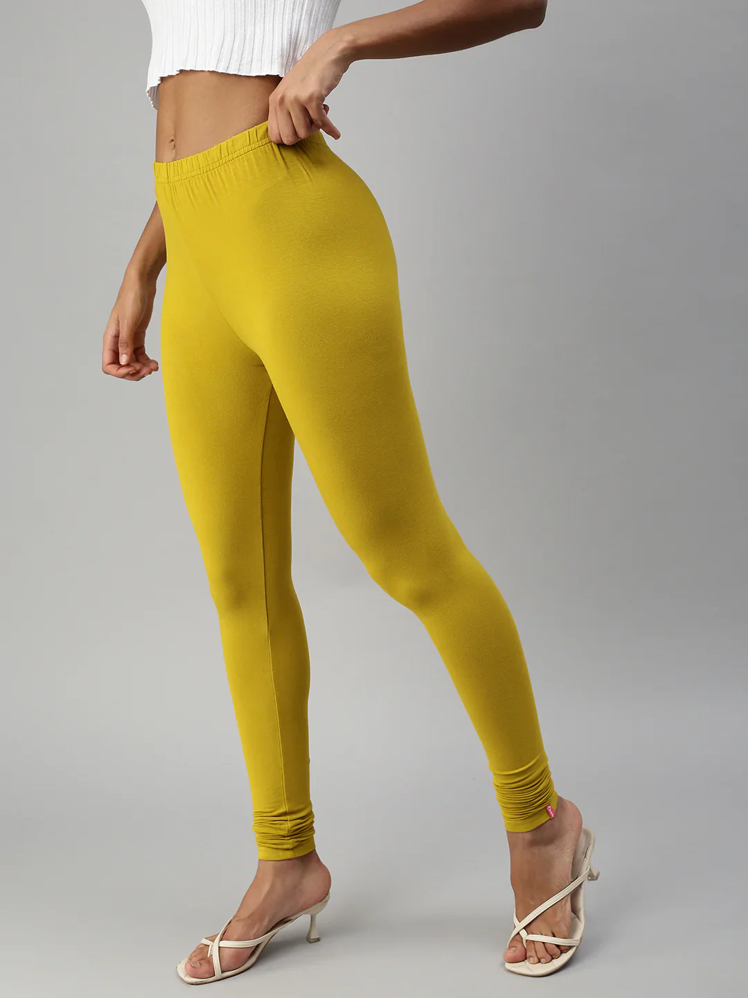 2XL Prisma Ladies Churidar Leggings - Elevate Your Style with 60 Captivating Colors! 2XL - Image 4