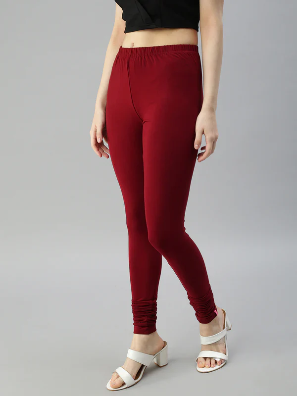 XL Prisma Ladies Churidar Leggings - Elevate Your Style with 60 Captivating Colors! - Image 8