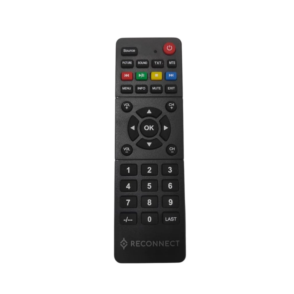 Reconnect LED TV Remote Control – Compatible with Reconnect Smart & HD TVs #