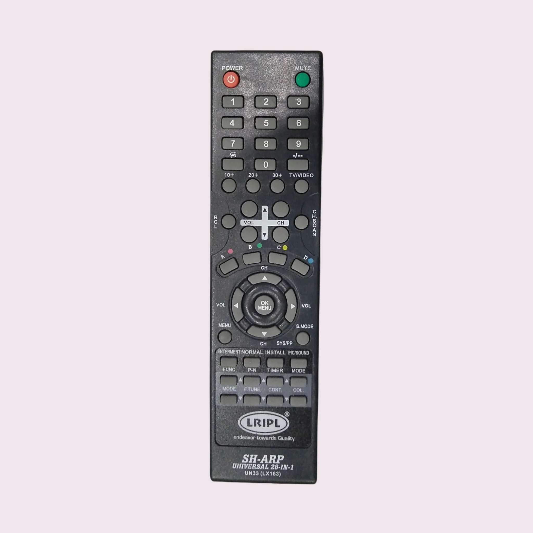 Sharp TV Remote Replacement – Universal Controller for Sharp LED/LCD TVs (TV23)#