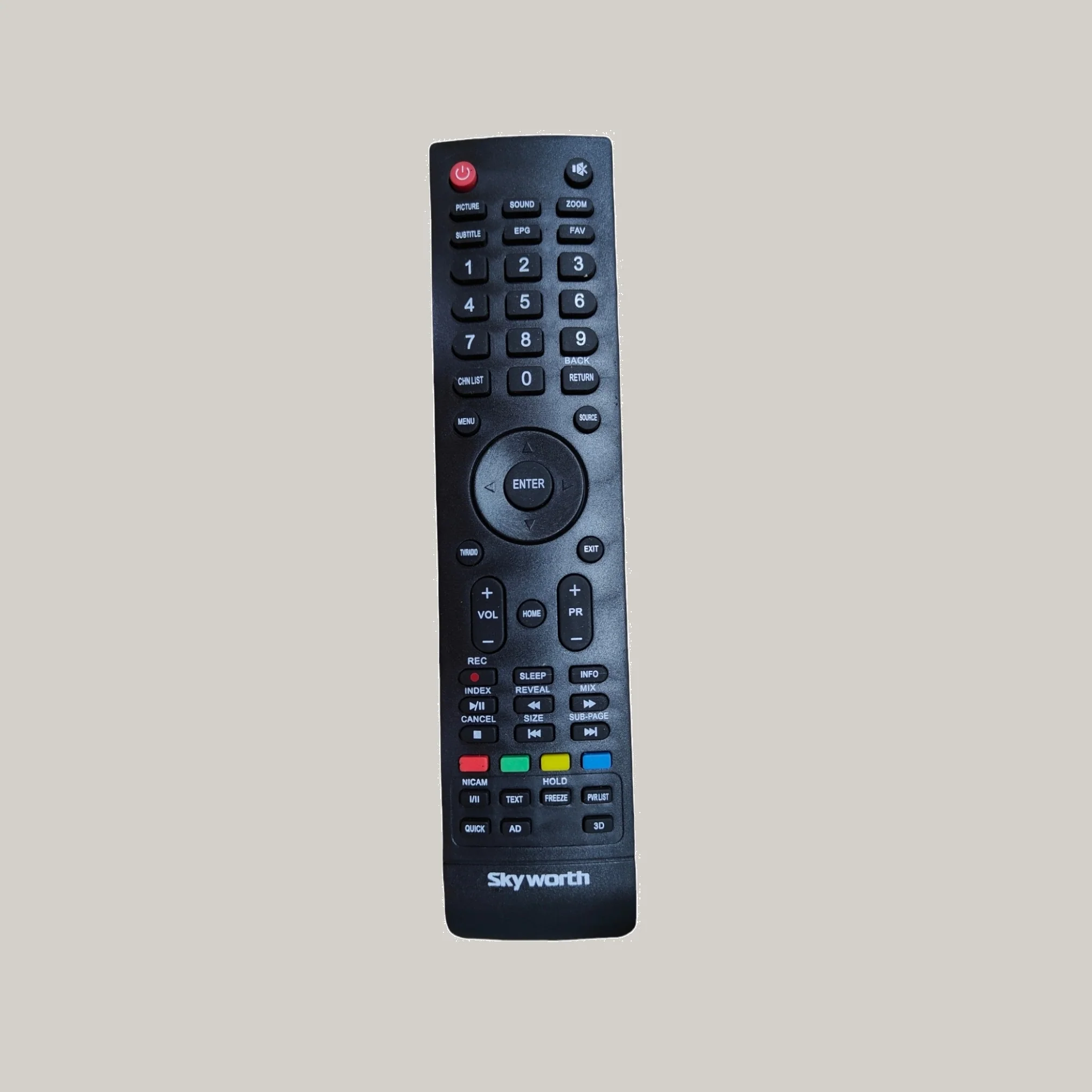 Skyworth LCD/LED TV Remote Control – Compatible, High Sensitivity, New Replacement#