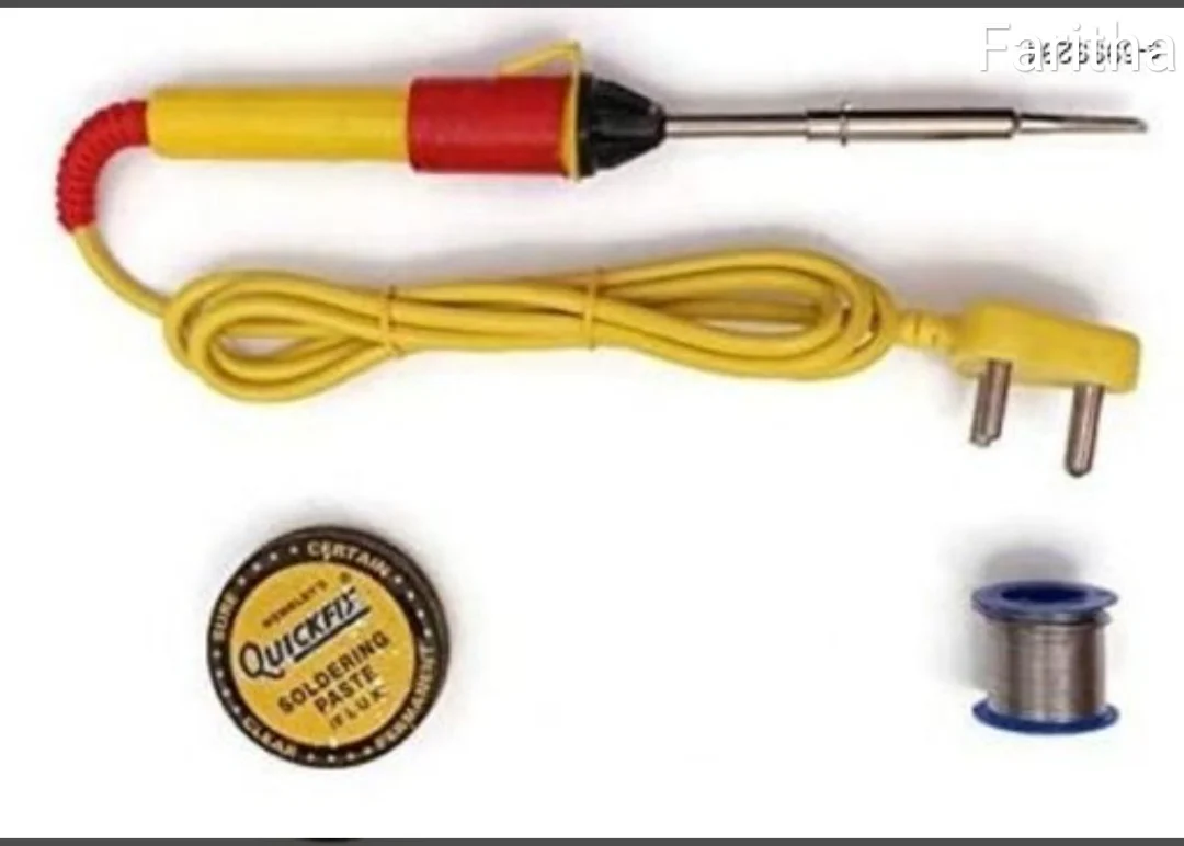 Soldering Iron with Lead and Paste
