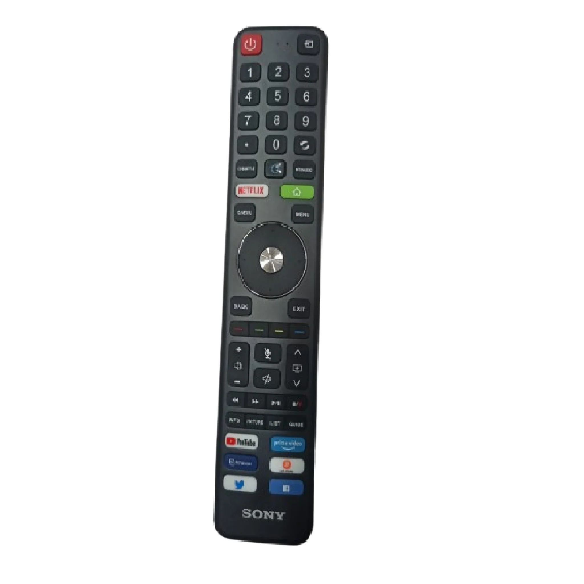 Sony Smart TV Remote Control – Replacement with Hotkeys for YouTube, Netflix, Prime Video & More #