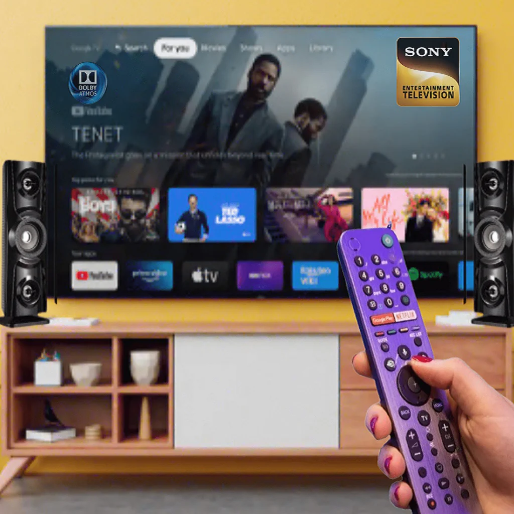 Original Sony Smart TV Remote with Google Assistant | Voice-Controlled Remote with Netflix & Google Play Buttons โ Buy Online in India# - Image 10