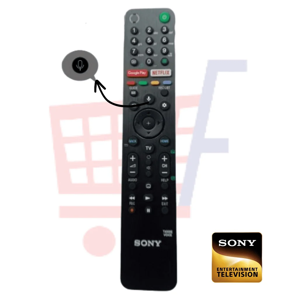 Original Sony Smart TV Remote with Google Assistant | Voice-Controlled Remote with Netflix & Google Play Buttons โ Buy Online in India# - Image 3