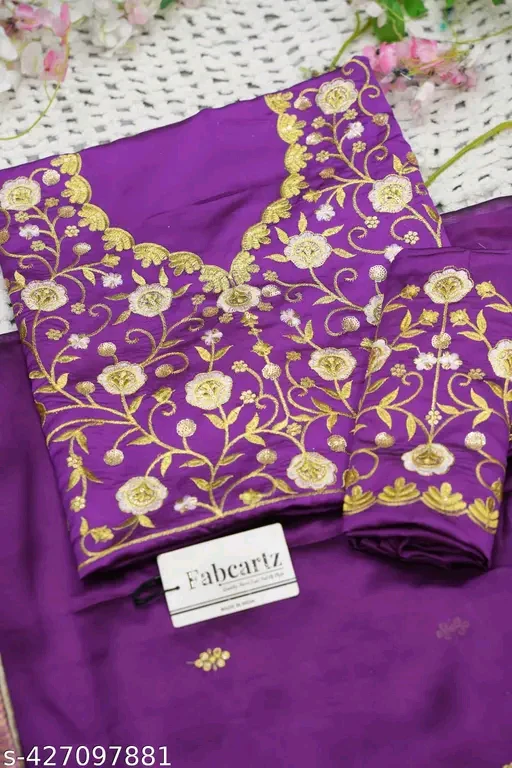 South Indian Style Half Saree for Women | Traditional Langa Voni Set# - Image 4
