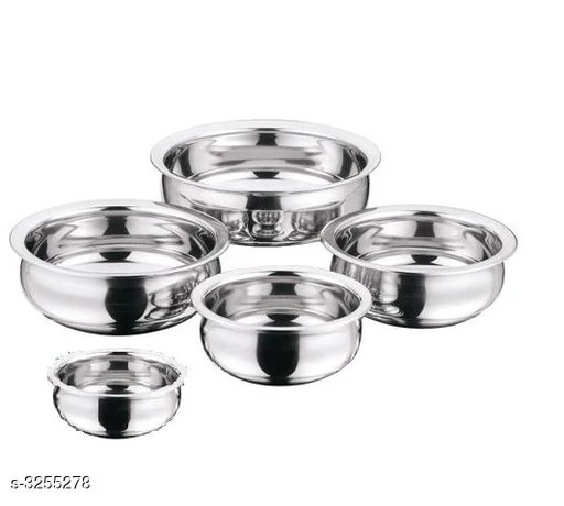 STAINLESS STEEL HANDI SET OF 5