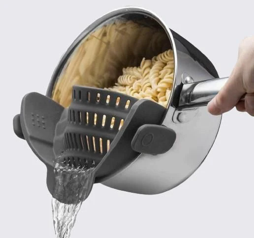 SnapStrain The Ultimate Silicon Kitchen Pot Strainer