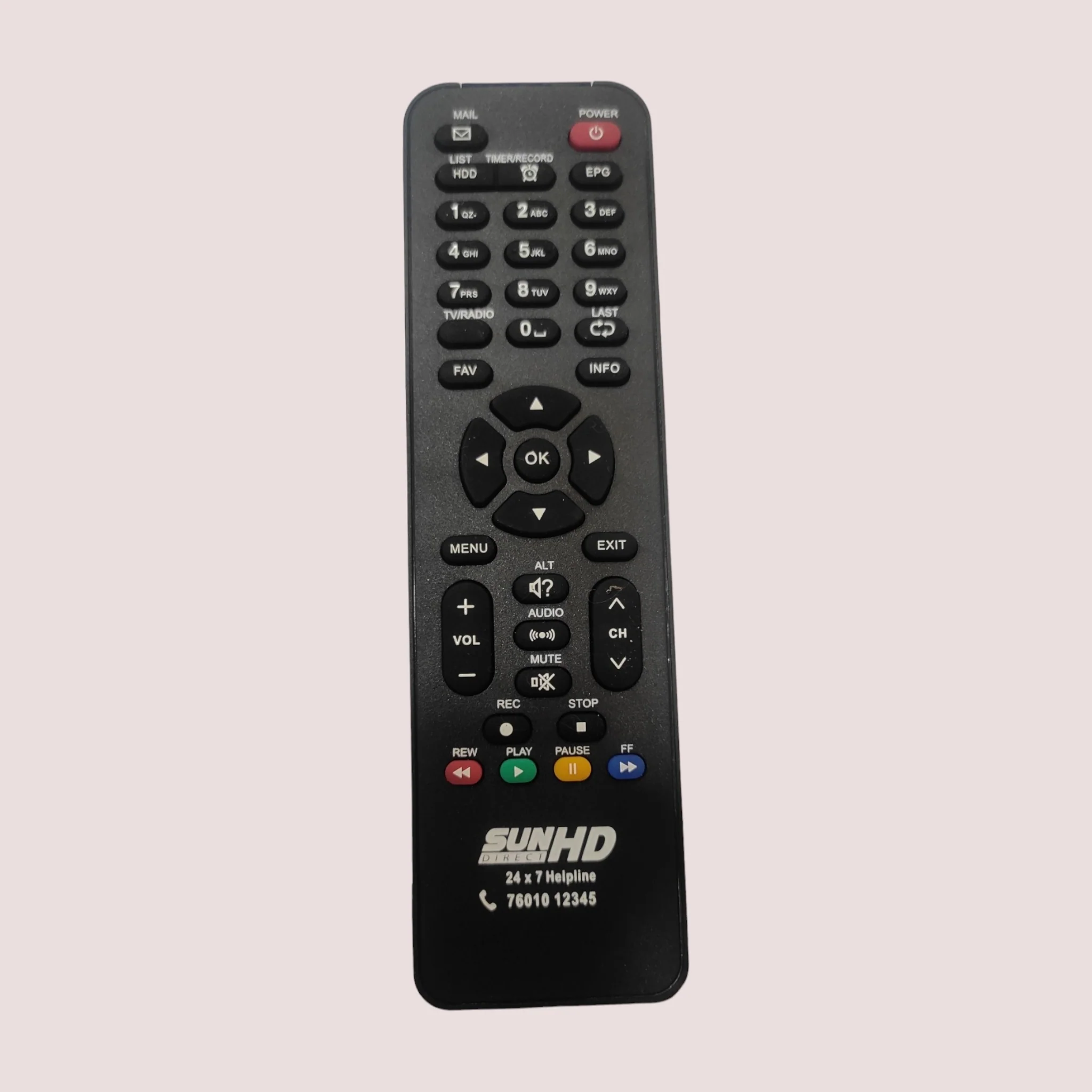 Sun Direct DTH F Remote – Original & Genuine Set Top Box Controller#