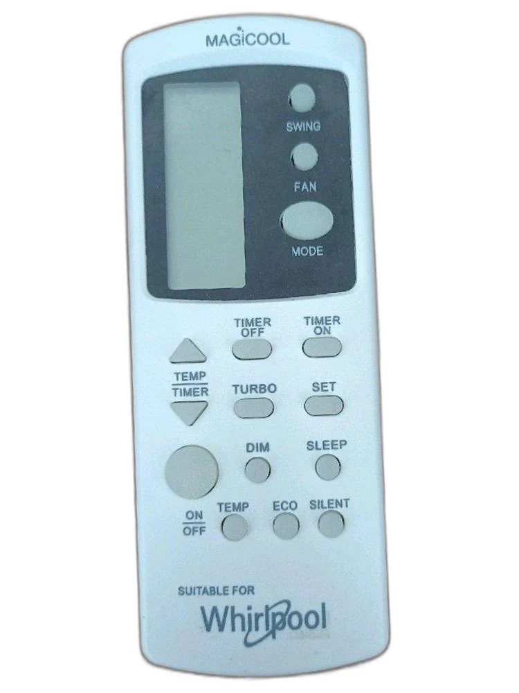 Whirlpool AC Remote Control – Compatible Replacement for Whirlpool Split & Window AC
