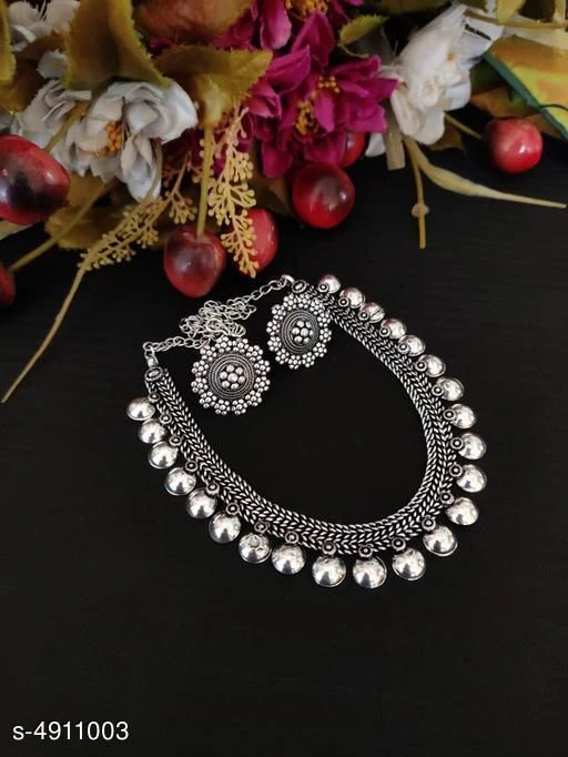 Women's Alloy Silver Plated Jewellery Set*