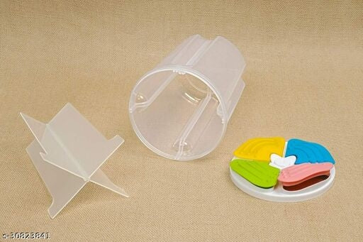 Wonder 4 in 1 Air Tight Transparent Food Plastic Storage Container for Kitchen, - Image 3