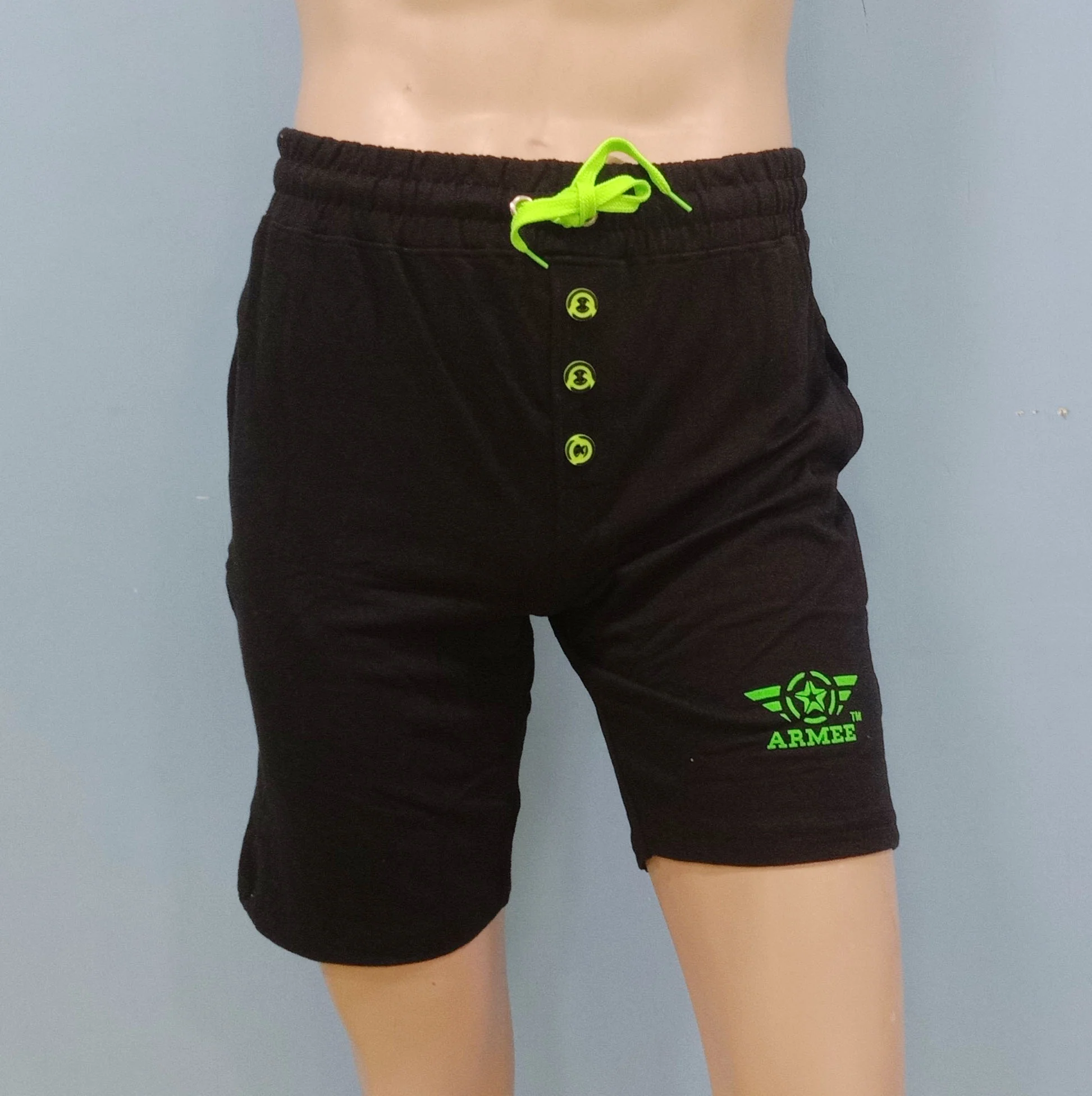 Wonderful Plain Branded Shorts for Men - 5 Colours - AR03 f - Image 3