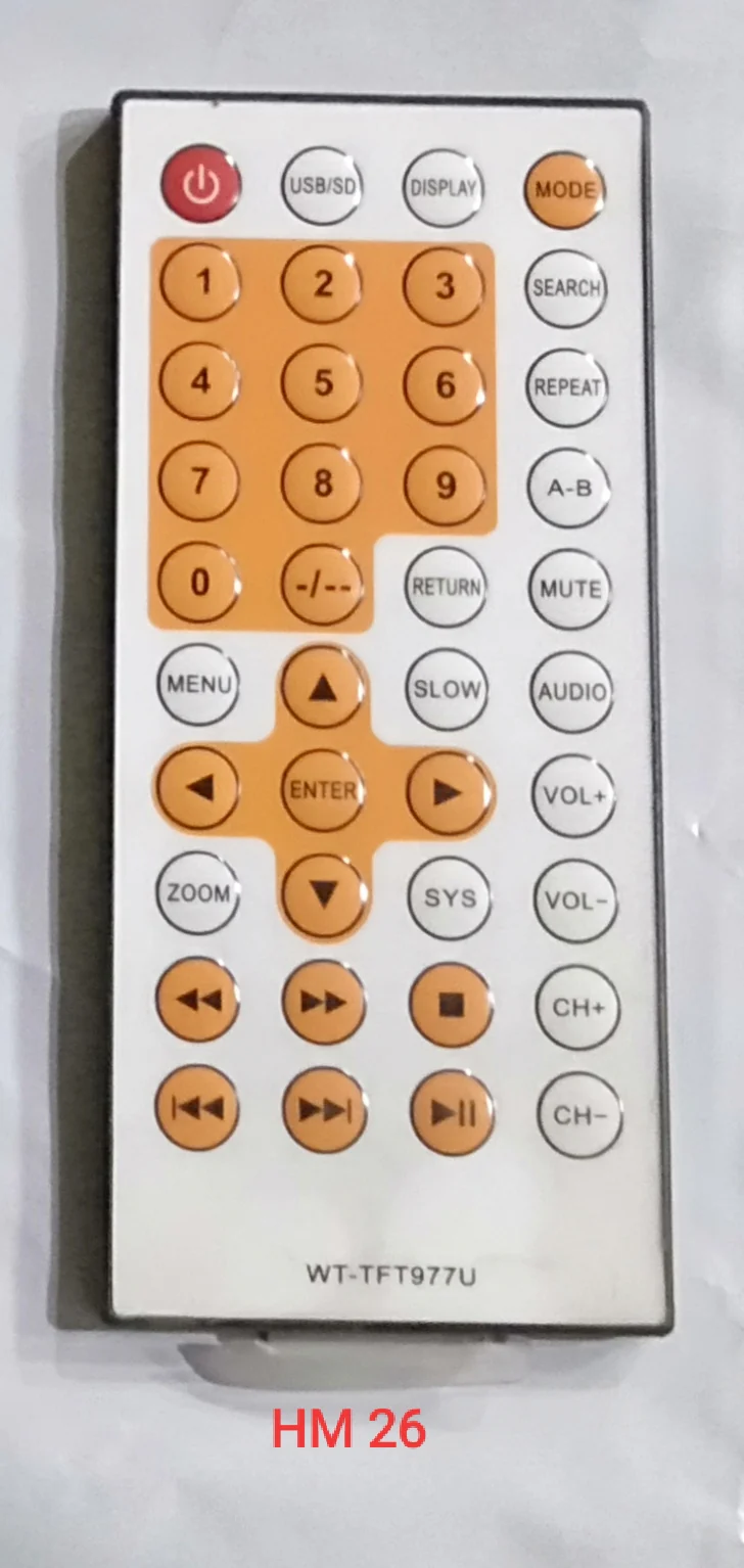 World Tech Home Theater Remote Control * Compatible*High Sensitivity (HM26)